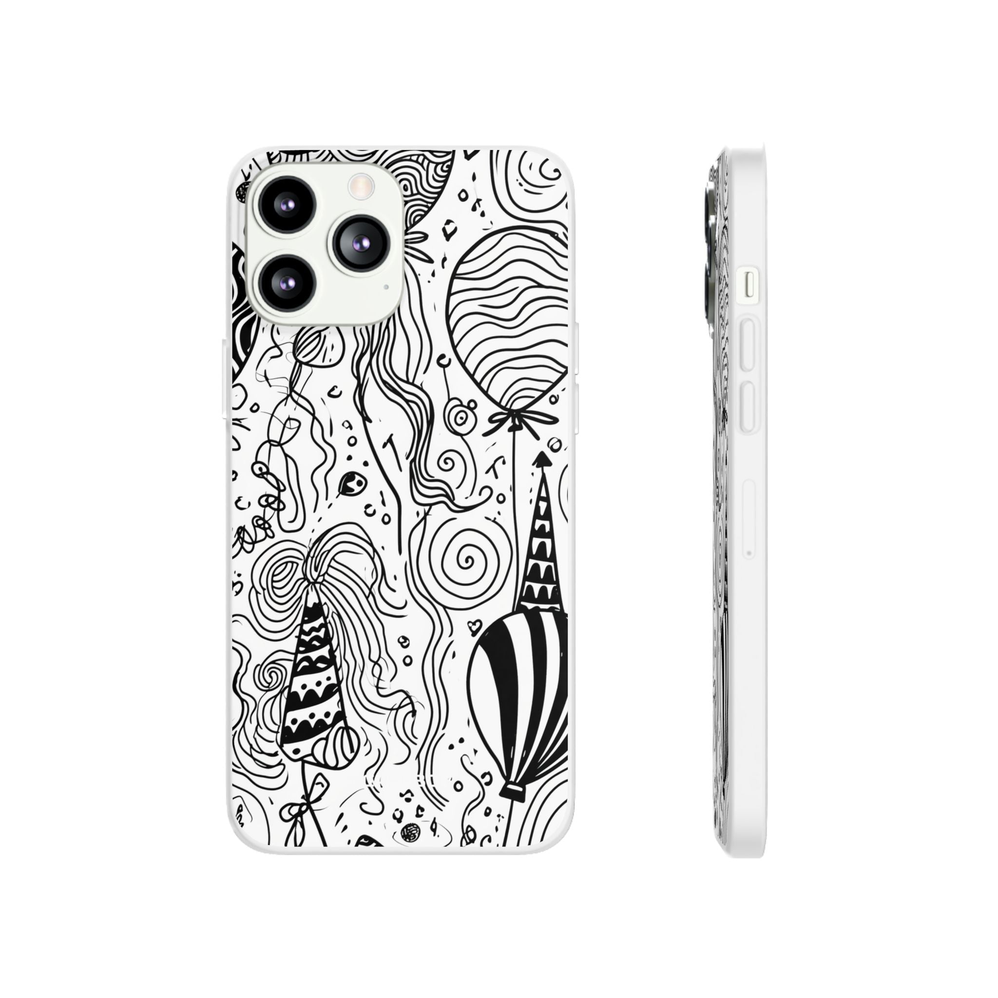 Whimsical Festivity | Flexible Phone Case for iPhone