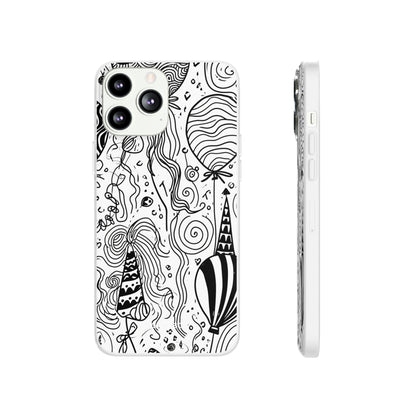 Whimsical Festivity | Flexible Phone Case for iPhone