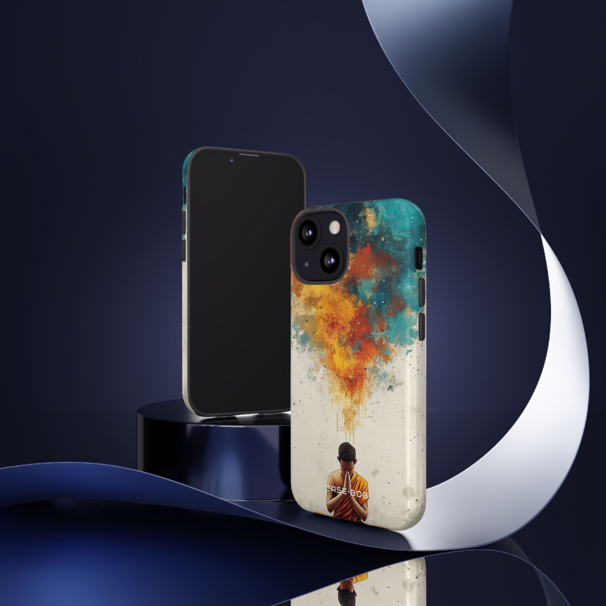 Meditative Glow iPhone 13 Mini Case - Tough