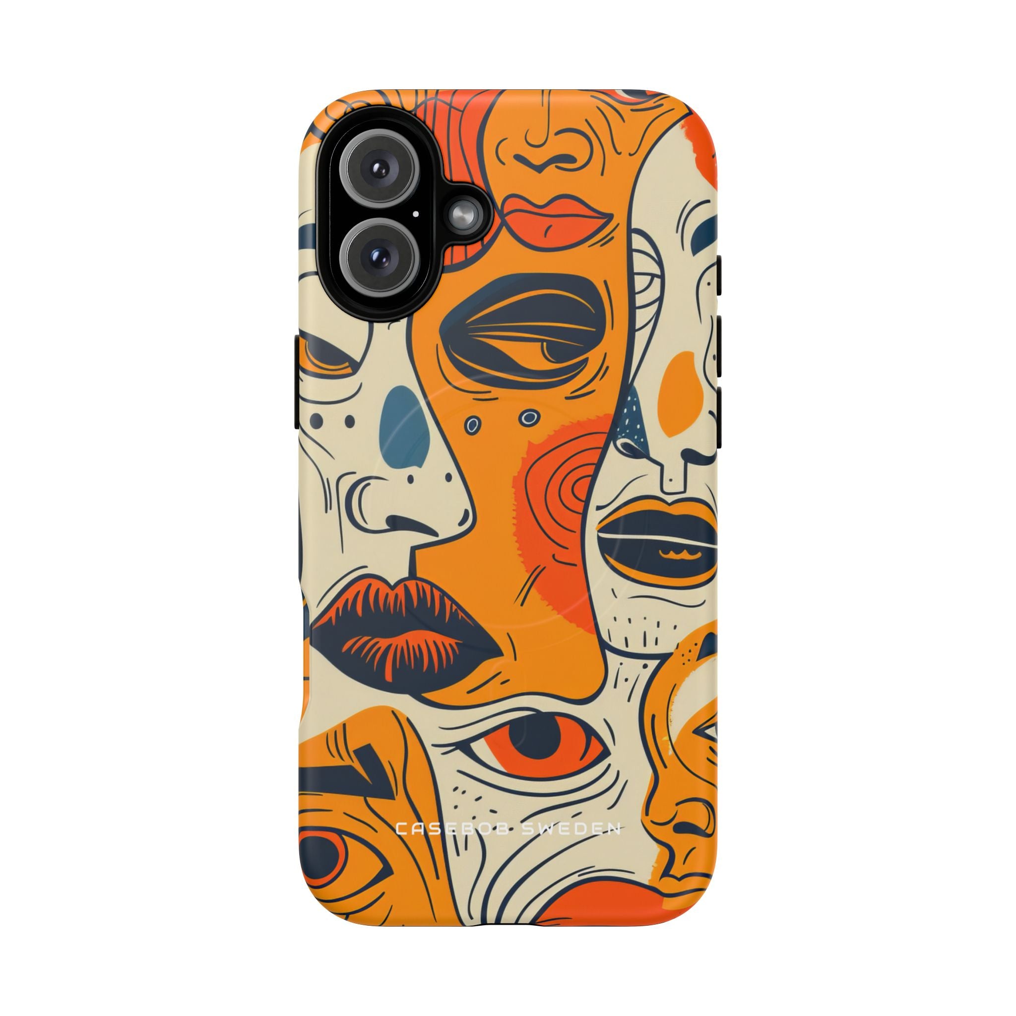 Gradient Face Mosaic iPhone 16 | Tough+ Phone Case