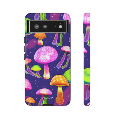 Neon Mushroom Dreams - Google Pixel Case