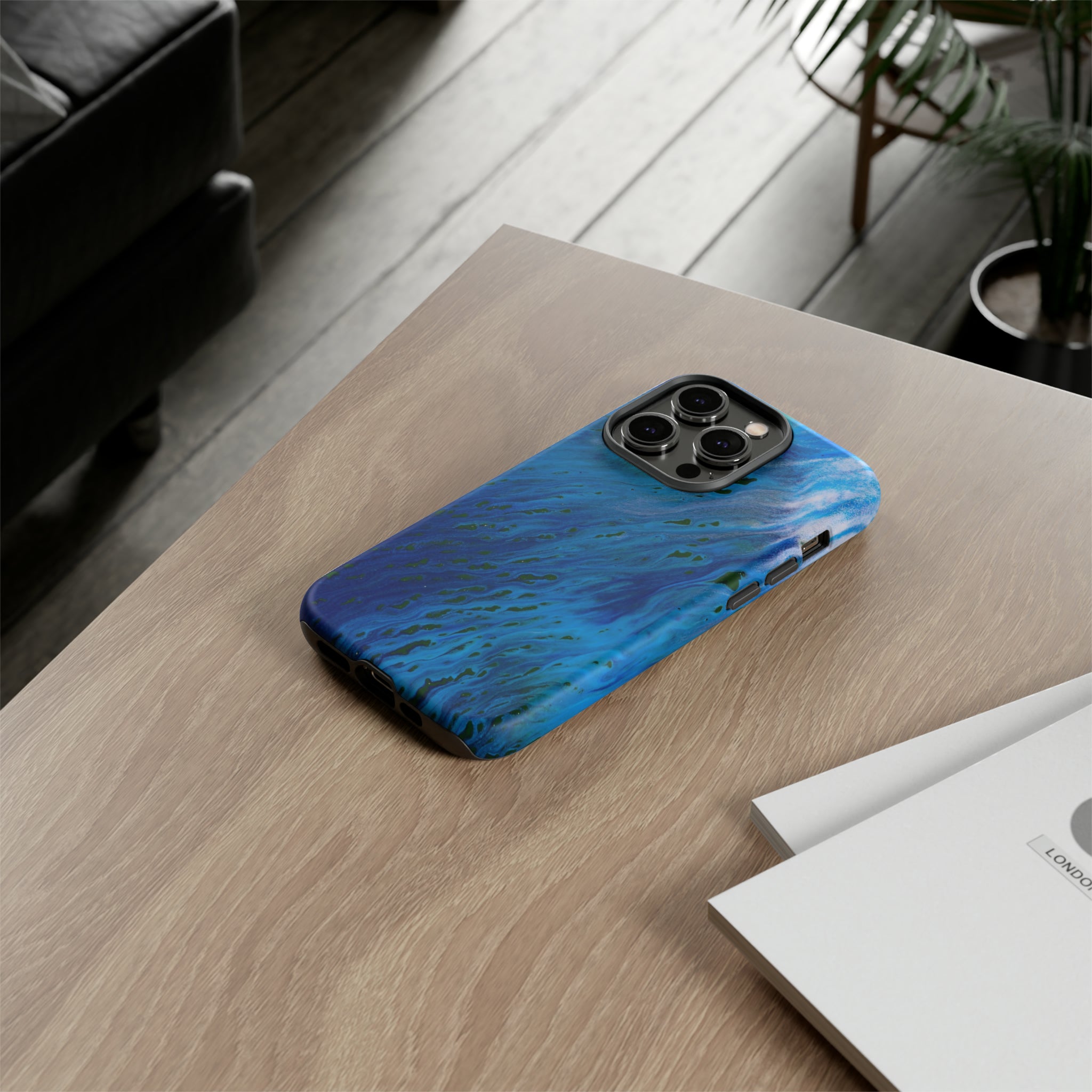 Blue River Ink Art - Protective Phone Case