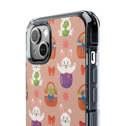 Bunnies Hold Eggs iPhone Case - Impact