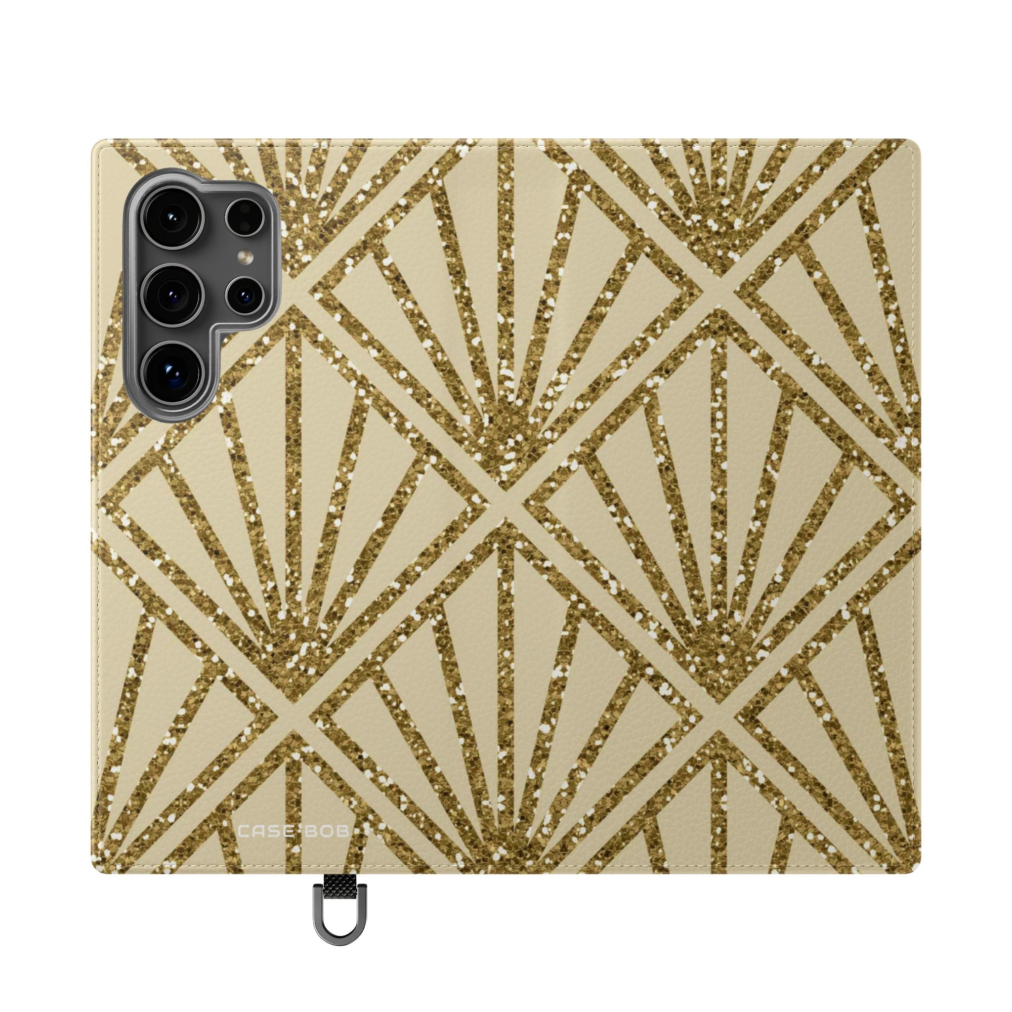 Golden Fan Sparkle - Samsung S24 Ultra Case - Wallet