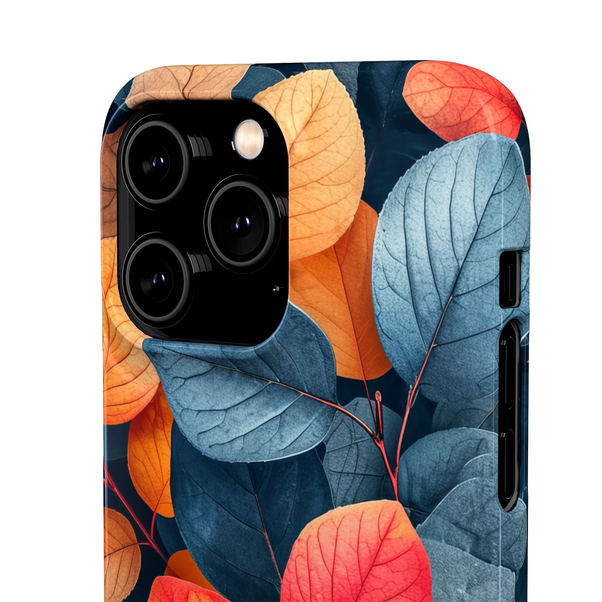 Vibrant Nature Leaves - Slim iPhone 14 Phone Case