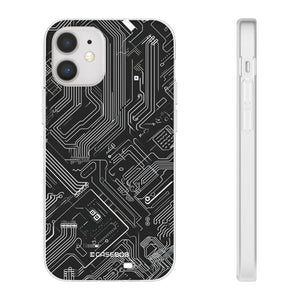 Cyber Circuitry Art | Flexible Phone Case for iPhone