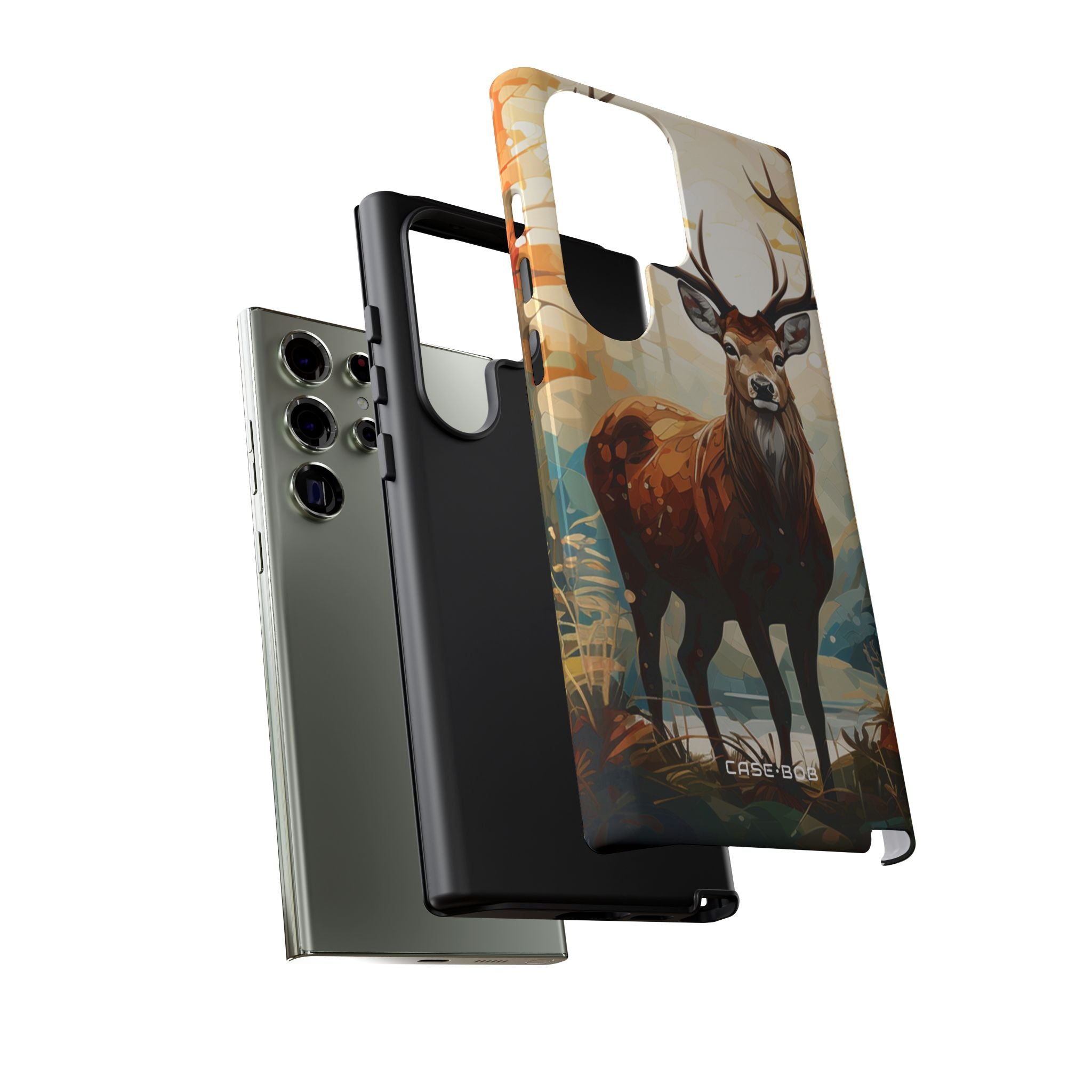 Glowing Stag Samsung S23 Ultra Case - Tough