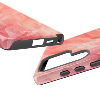 Peach Wave Drift Samsung S25 Ultra Case - Tough