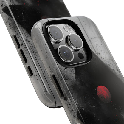 Crimson Core Geometry iPhone 16 - Tough