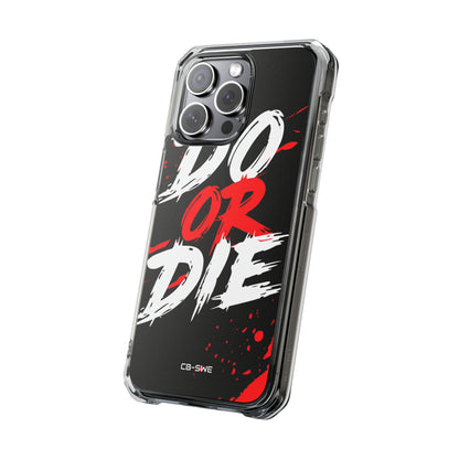 Intense Typography Contrast iPhone Case - Impact