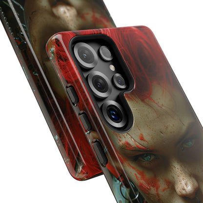 Red Spike Gaze Samsung S25 Ultra Case - Tough