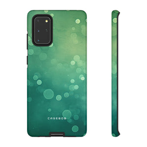 Green Dot Matrix - Protective Phone Case