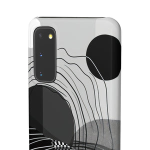 Monochrome Dynamics | Slim Phone Case for Samsung