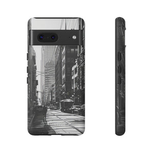 Noir Urban Serenity | Protective Phone Case for Google Pixel