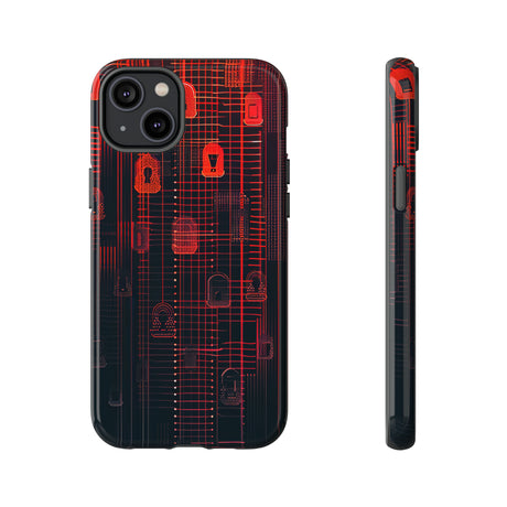 Encryption Aura: Security Gradient - Protective Phone Case