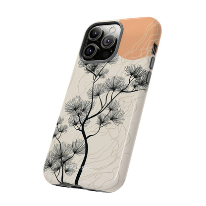 Spiky Tree Sunset iPhone 14 Pro Max Case - Tough