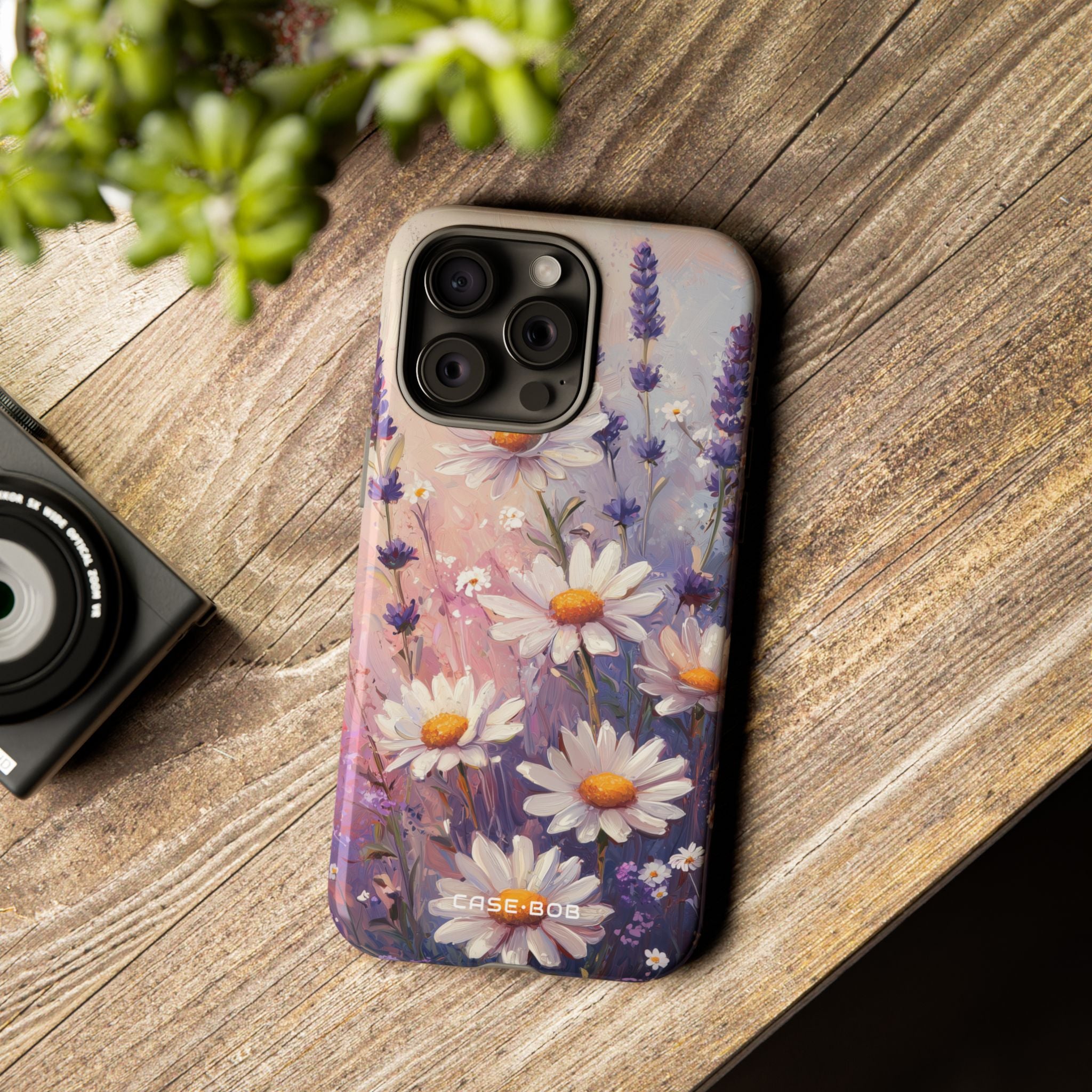 Daisy Lavender Bloom iPhone 15 Pro Max Case - Tough