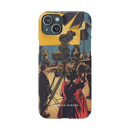 Golden Era Cinematic Spotlight iPhone 15 - Slim Phone Case