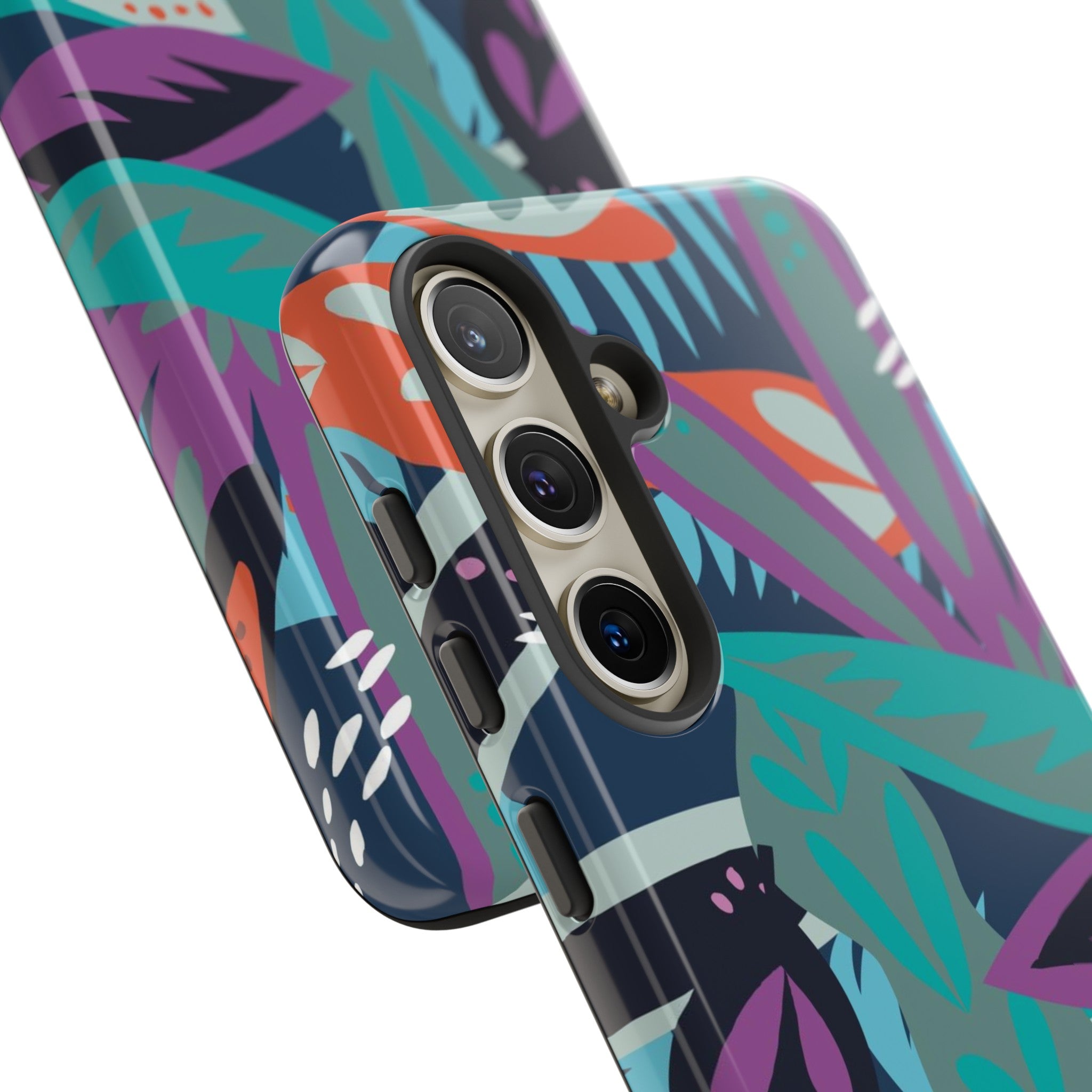 Tropical Leaf Moz - Protective Phone Case