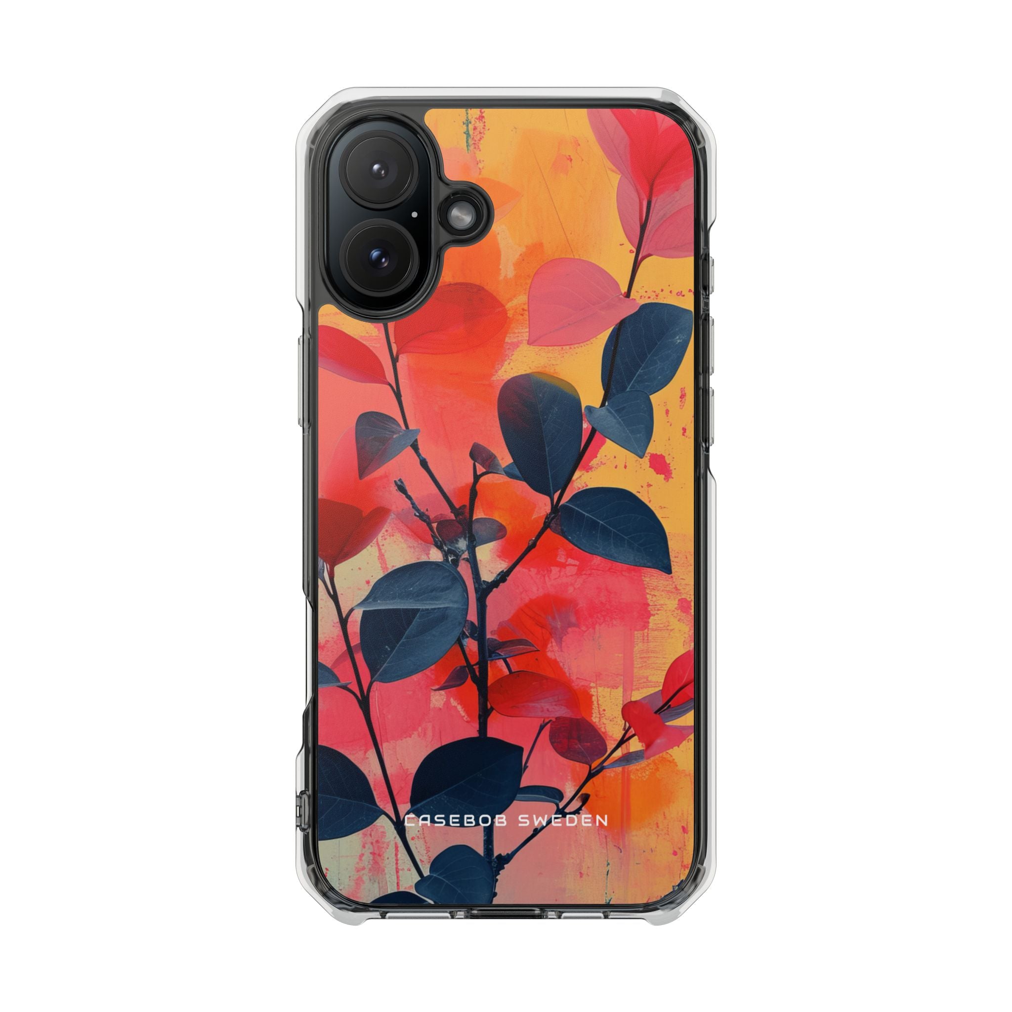 Vivid Floral Harmony iPhone 16 - Clear Impact Phone Case