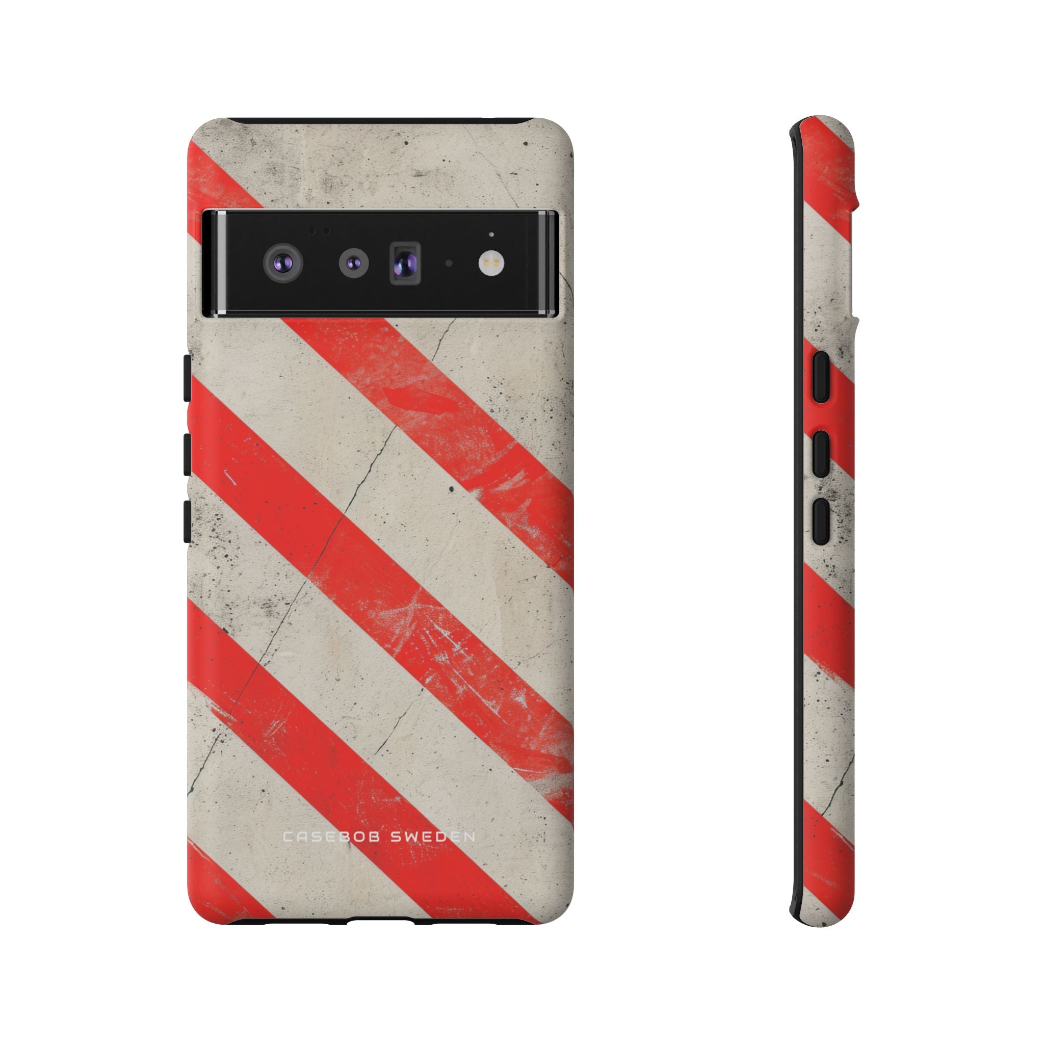 Striker Crimson Stripes Google Pixel 6 - Tough Phone Case