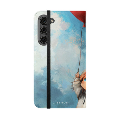 Heart Balloon Glow - Samsung S23+ Case - Wallet