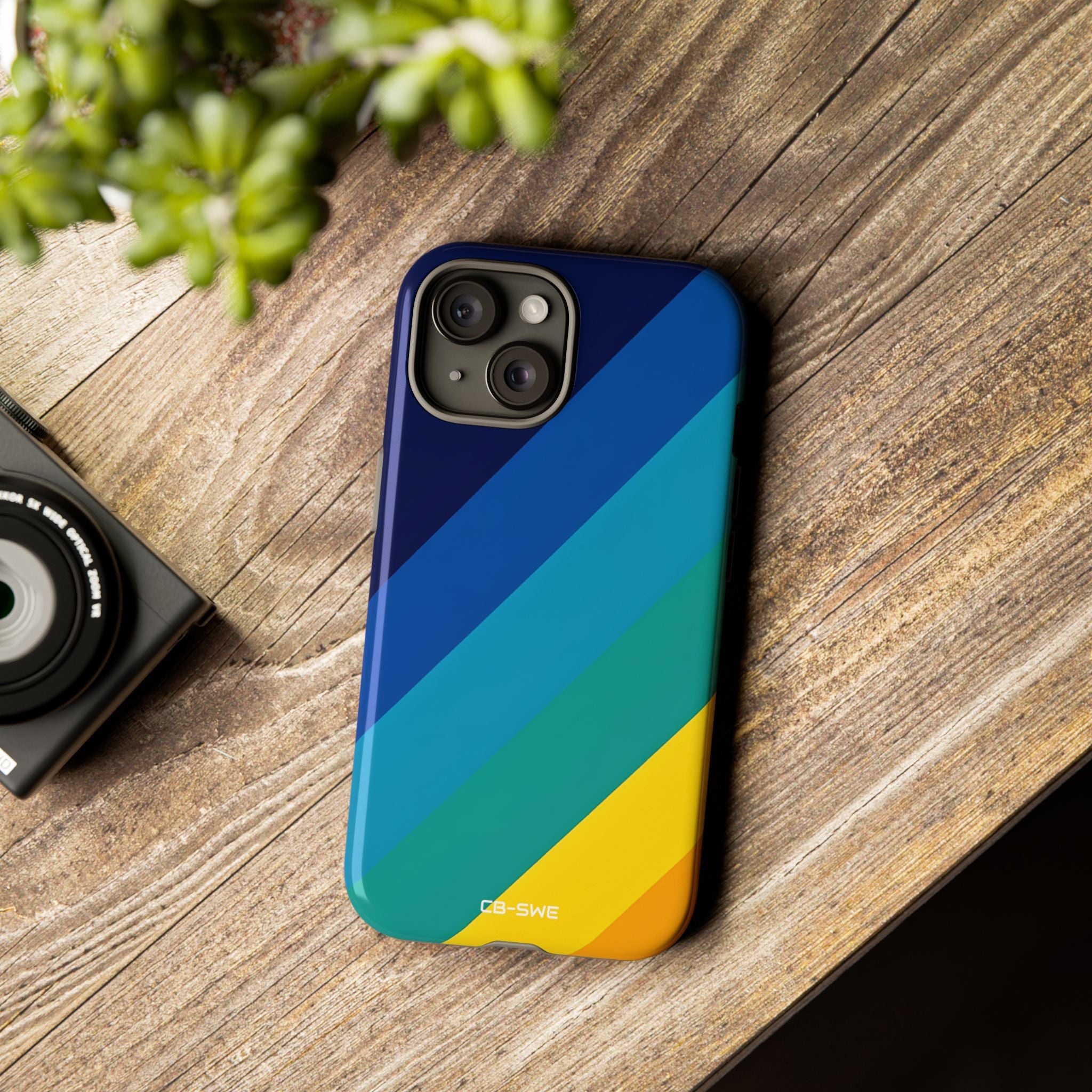 Diagonal Color Spectrum - iPhone Case