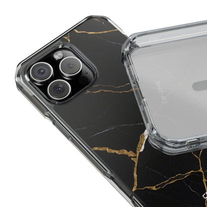 Golden Veins Emerge iPhone Case - Impact