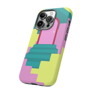 Vector Illustration of Stairs - Protective Phone Case