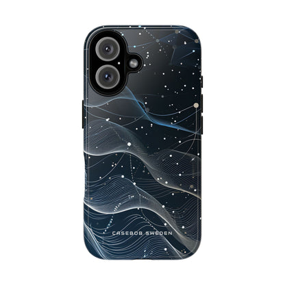 Gradient Neural Waves iPhone 16 - Tough Phone Case