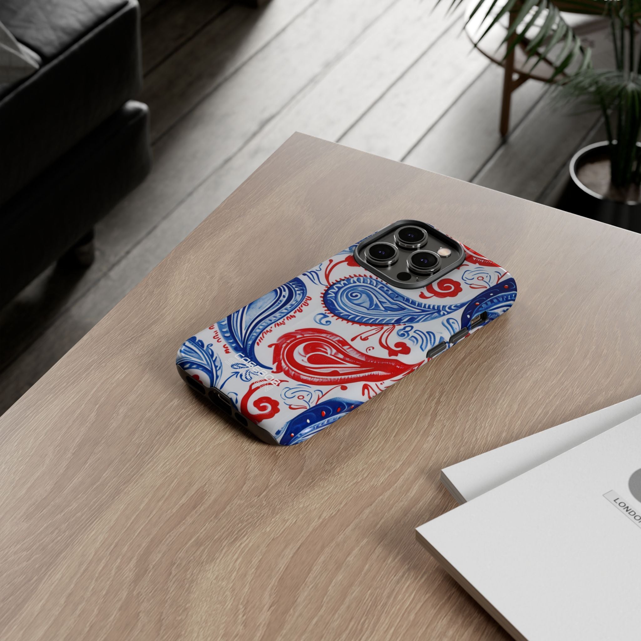 Vortici Paisley vivaci iPhone 14 - Tough