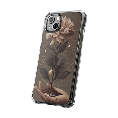 Celestial Flower Embrace iPhone Case - Impact