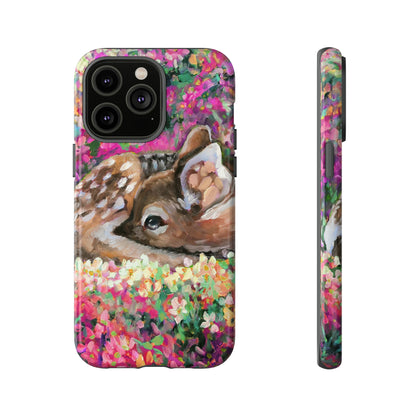 Oil painting - Young Deer - Protective Phone Case