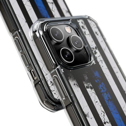 Blue Stripe Flag iPhone 14 Pro Case - Impact