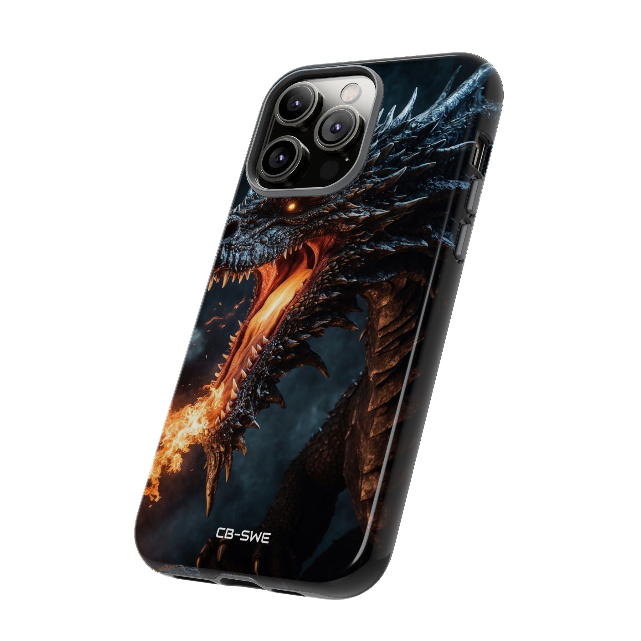 Fiery Breath Erupts - iPhone Case