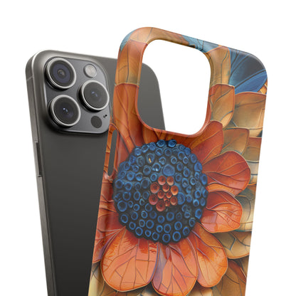 Mosaic Blossom Harmony iPhone 15 - Slim Phone Case