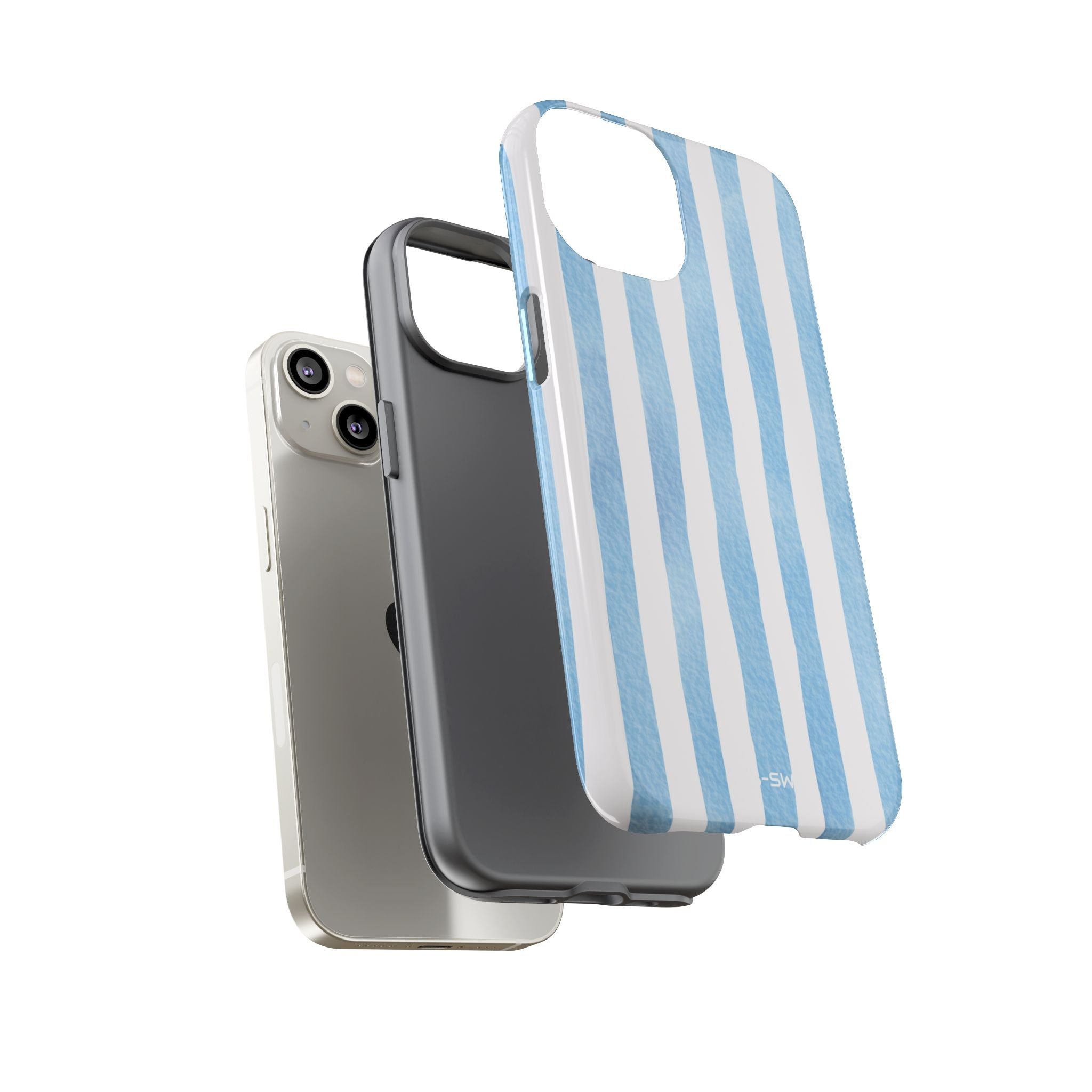 Soft Blue Watercolors - iPhone Case