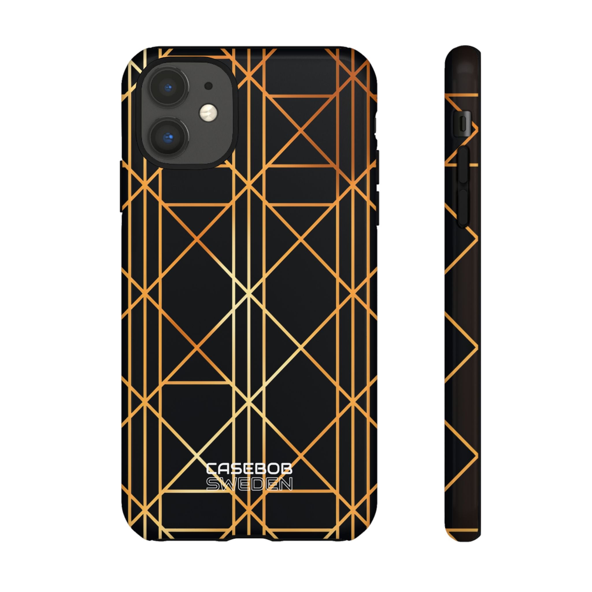 Golden Geometric Elegance iPhone 11 - Tough