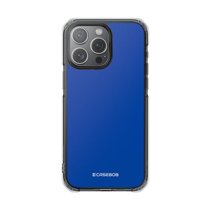 Cobalt Blue - Clear Impact Case for iPhone