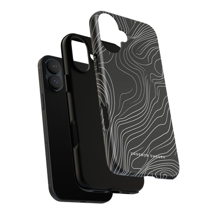 Contour Waveform Flow iPhone 16 - Tough Phone Case