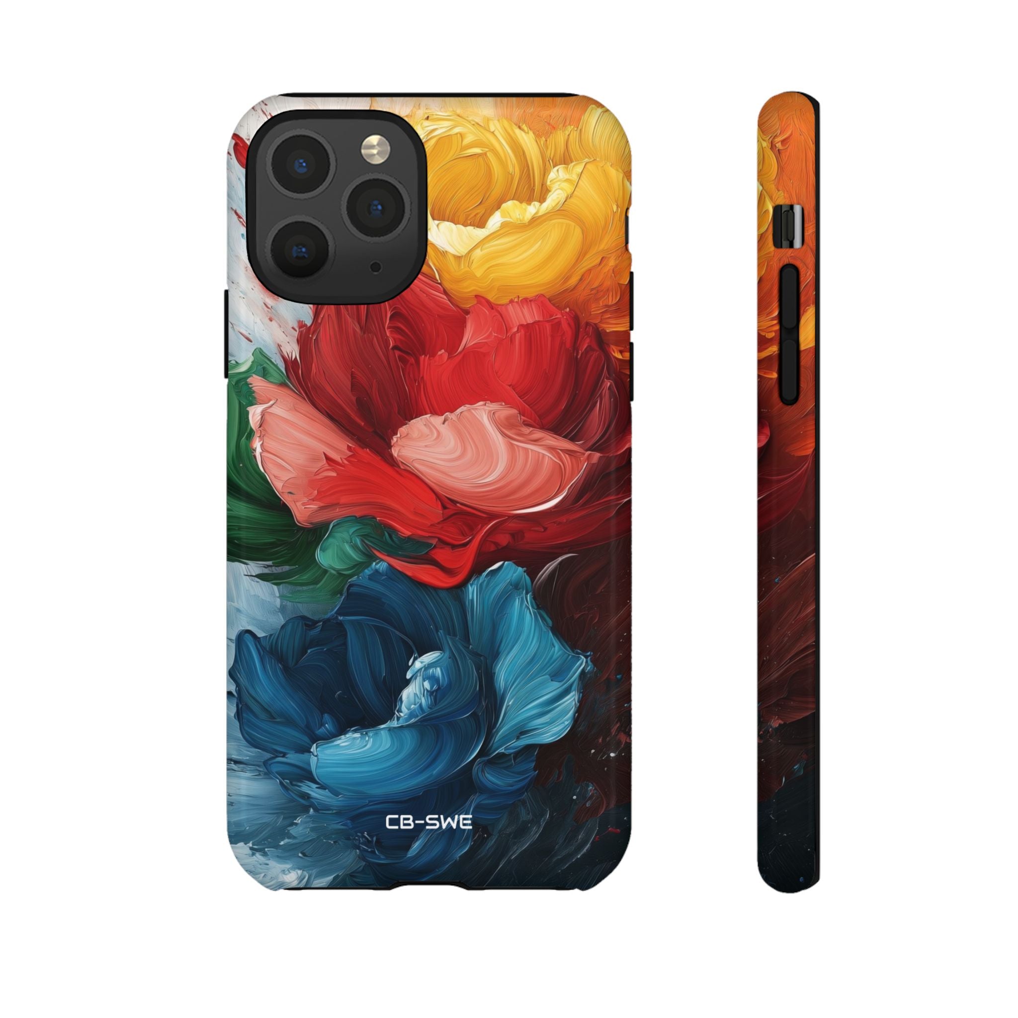 Vibrant Floral Dance - iPhone Case