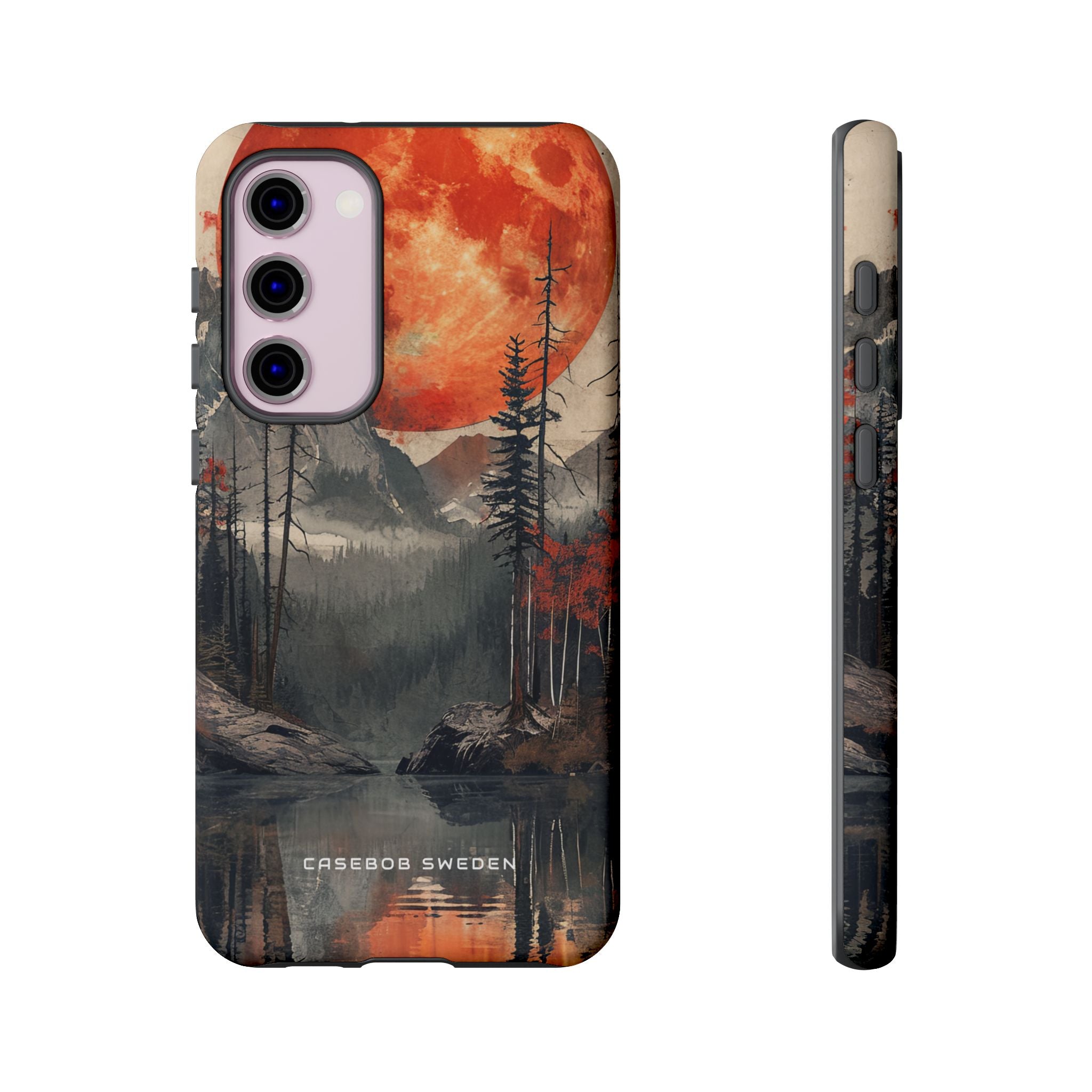 Celestial Glow Over Reflective Landscape Samsung S23 - Tough Phone Case