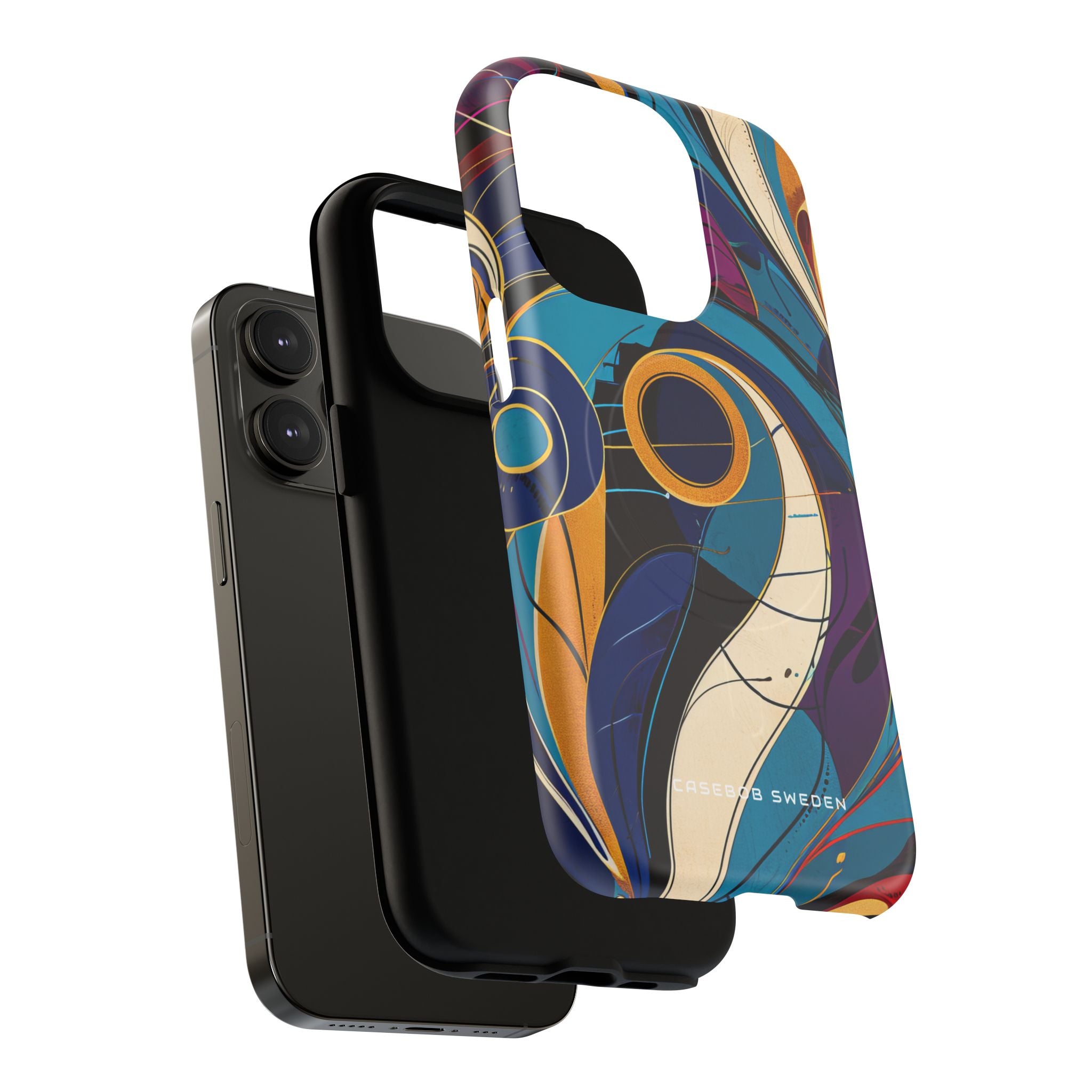 Vintage Vortex Harmony iPhone 14 | Tough+ Phone Case