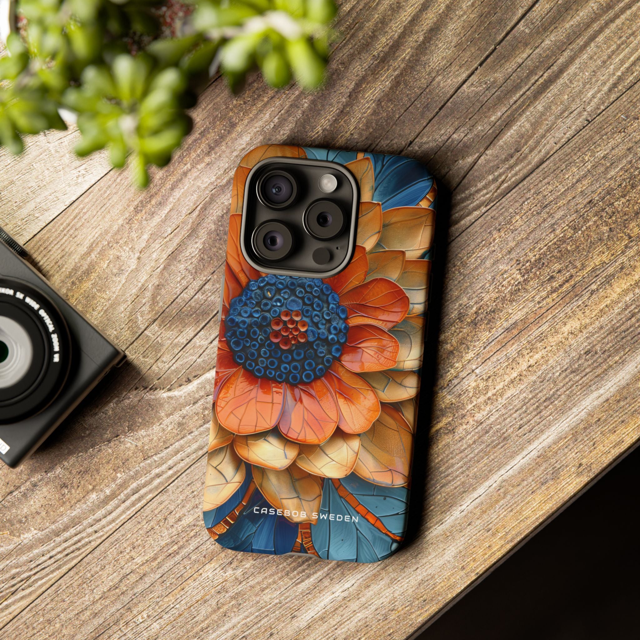 Mosaic Blossom Harmony iPhone 15 - Tough Phone Case