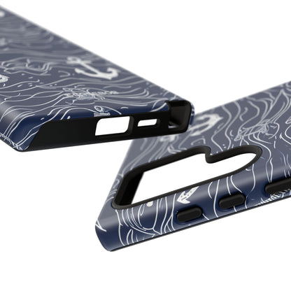 Nautical Whimsy: Anchors and Waves - For Samsung S24