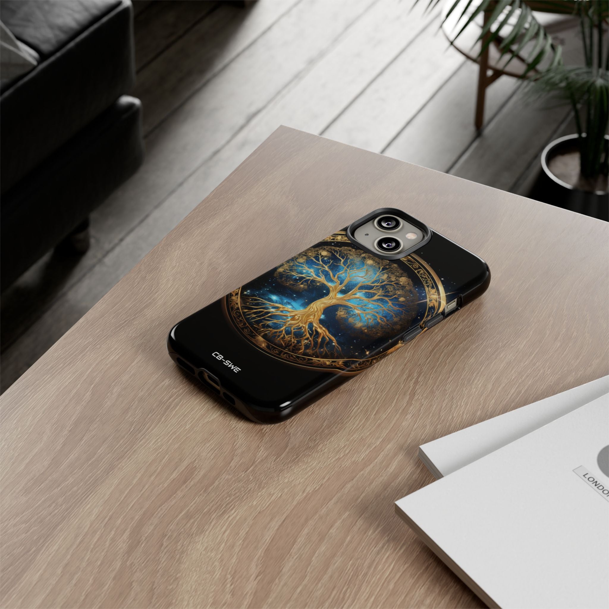 Cosmic Tree Radiance - iPhone Case