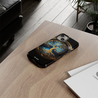 Cosmic Tree Radiance - iPhone Case