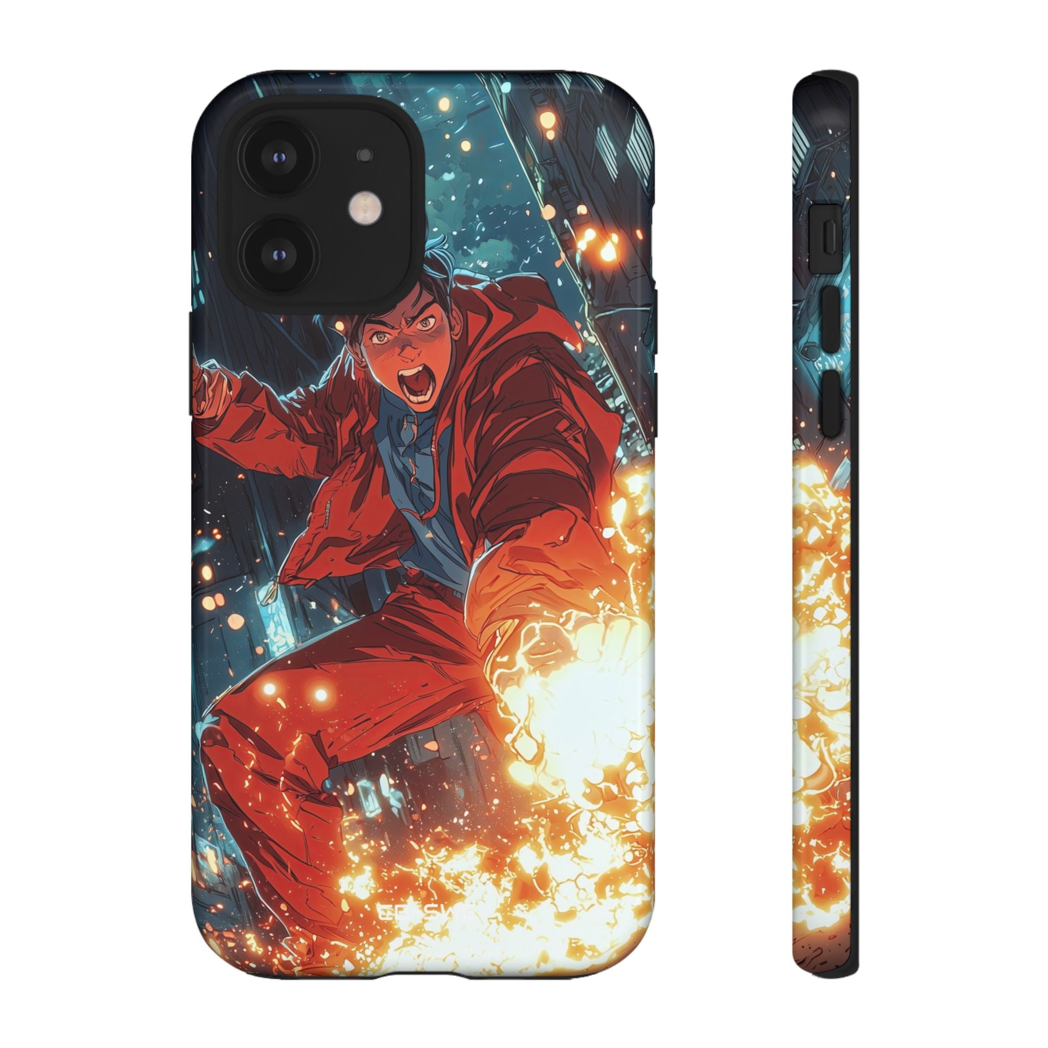 Flames Ignite Action - iPhone Case
