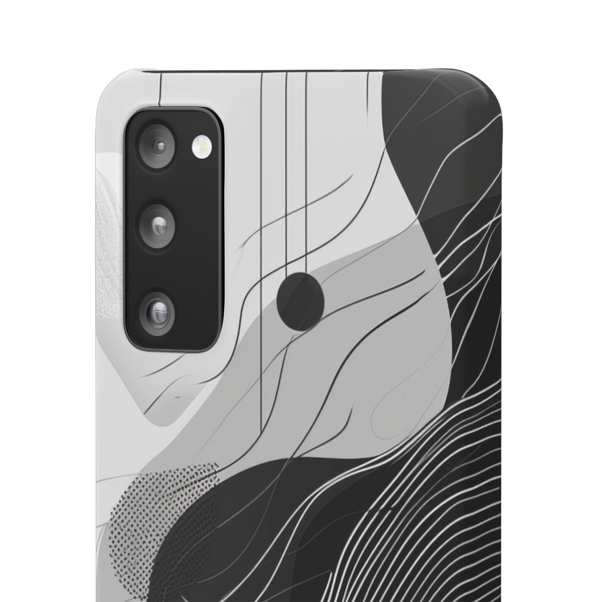 Monochrome Elegance | Slim Phone Case for Samsung