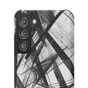 Monochrome Chaos | Slim Phone Case for Samsung